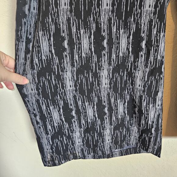 Bloomchic Pull On Pants Black Gray Plus Size 22 24 Neutral Casual Office - Picture 3 of 8